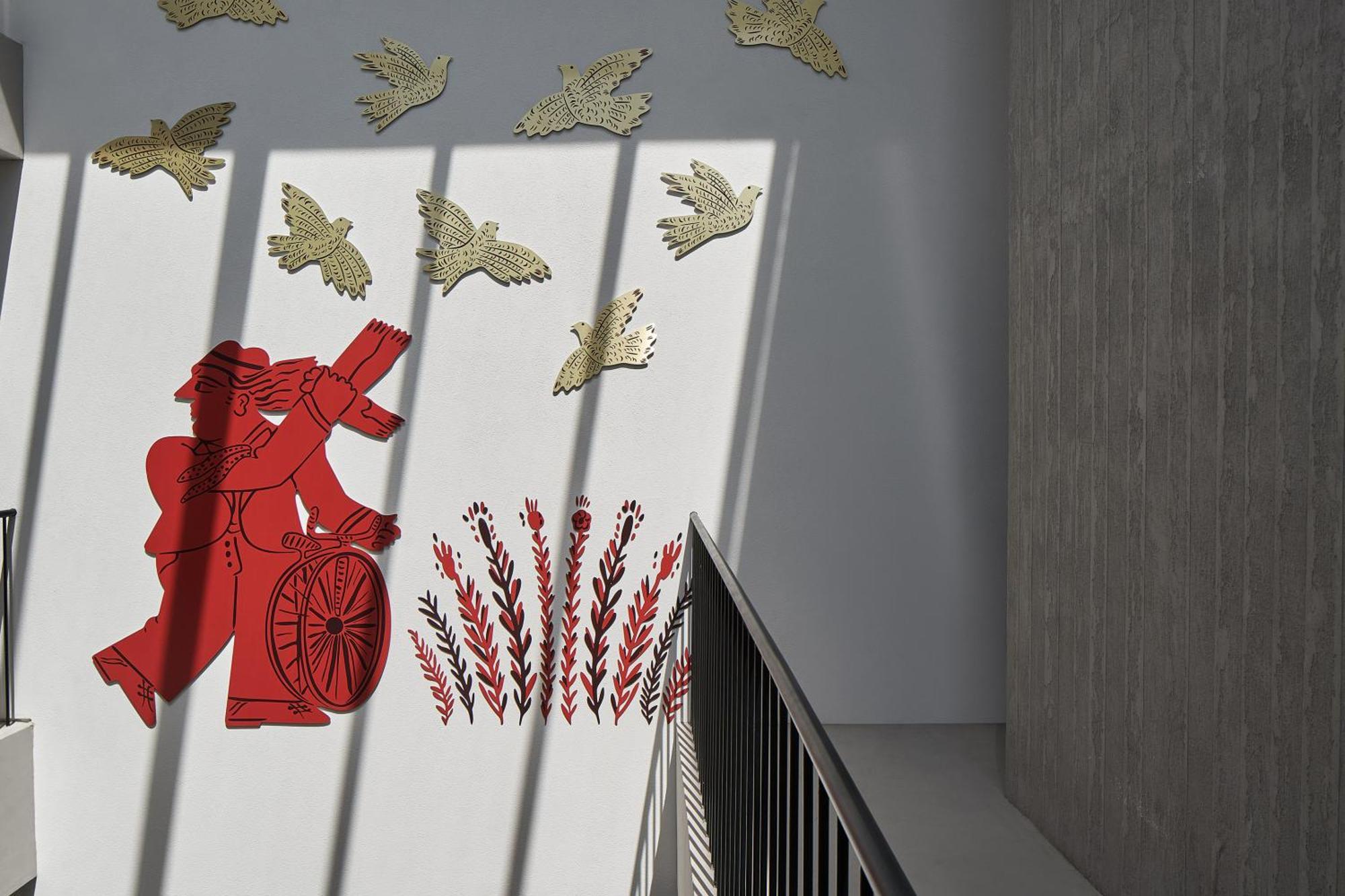מלון אתונה The Newel Psychiko מראה חיצוני תמונה The interior of the staircase